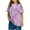 Pink-03, variant on Ugoldhm Tween Girl Casual Wear T-Shirts Summer Short Sleeve Crewneck Cute Print Tee Tops Girls Clothing 3-14 Years