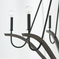 thumbnail image 6 of 6 Light Chandelier In Farmhouse Style-38.5 Inches Tall And 43 Inches Wide     -Traditional Installation Capital Lighting 447662Ck, 6 of 7