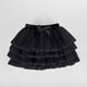 thumbnail image 1 of Falda de niña de color liso de malla con cintura elástica y lazo para deportes de ocio, falda de poliéster para niña, 1 of 6