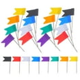 thumbnail image 3 of Shisuyan 160Pcs Assorted Color Plastic Iron Flag Push Pins Map Tacks For Travel Study Office Use, 3 of 8