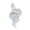 B, variant on JJBV Resin Animal 2Pcs Silicone 3D Epoxy For Resin Casting DIY Art Lovers Home (Large & Small)