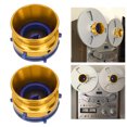 thumbnail image 3 of 1 Pair NAB Hub Adapters, 10 Inch Opener Polished Aluminum Alloy Universal Loading Device for Studer , for , for  and Other Reel to Reel Tape Recorders, 3 of 8