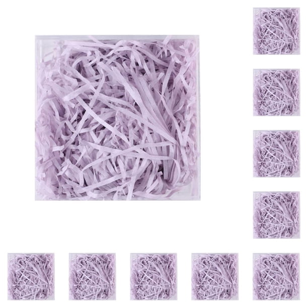 Relleno de rafia de papel Lafite Bearachild 10Conjunto colorido Púrpura a gris