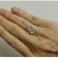 thumbnail image 4 of 2.5CTW Cushion Cut Halo CZ Engagement Wedding Ring 925 Sterling Silver, 4 of 4