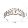thumbnail image 2 of BRIGHTFUFU Bridal Hair Accessories with Silver Alloy and Rhinestone 1Pcs, 2 of 4