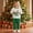 White Kid, variant on Family Matching Christmas Pajamas Set Plaid and Letter Holiday Pajamas