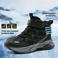 thumbnail image 6 of FANGFIUP Boys Snow Boots Winter Waterproof Antiskid Boots Hiking Outdoor Shoes Booties for Unisex Kids (Little Kid/Big Kid), 6 of 7