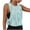 Blue, variant on lcziwo Tank Tops for Women Print Wide Strap Lightweight Camisole Summer Casual Athletic Open Side Crop Undershirt Blue M