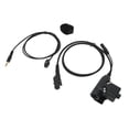 thumbnail image 2 of Adaptador PTT, adaptador de auricular Push to PTT para walkie talkie, conector Push to Talk para walkie talkie, grado profesional, 2 of 12