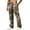 Brown, variant on Dwelliawo Camo Sweatpants Men Plus Size Forest Branch Baggy Camouflage Bottoms for Men Causal Wide Leg Army Fatigue Trousers Streetwear Camel 3xL