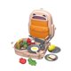 thumbnail image 4 of Juguete de simulación para niños, juego de rol, juego de aprendizaje, bolsa de juguetes portátil juguete de cocina, 4 of 9