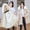 White, variant on Savings Clearance 2024! TAGOLD Womens Coats,Womens Winter Jacket Warm Overcoat Slim Fur-Collar Zipper Thicker Coat Outwear