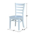 thumbnail image 4 of International Concepts Emily Side Dining Chair in White (Set of 2), 4 of 10