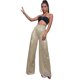 thumbnail image 1 of Women's High-End Solid Color Wide-Leg Pants with Sequins, 1 of 5
