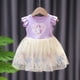 thumbnail image 1 of Vestido de Navidad Frozen Elsa Bowl, disfraz de Halloween para niños, vestidos hinchados de malla para bebés, ropa de manga corta ix zhangmengya unisex, 1 of 2