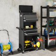 thumbnail image 2 of HOMCOM Tool Cabinet with 6 Drawers, 3-in-1 Rolling Tool Chest with Wheels, 2 of 10
