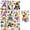 A001, variant on 9 Sheets Halloween Rub on Transfers for Crafts, 12x8 inches Home Decorative Personalized Decals