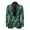 Green, variant on toraway Men Suit Pants Red Autumn Male Prom Party Suit Flower Fashion Sequin Slim Fit Long Sleeve Youth Lapel Casual S