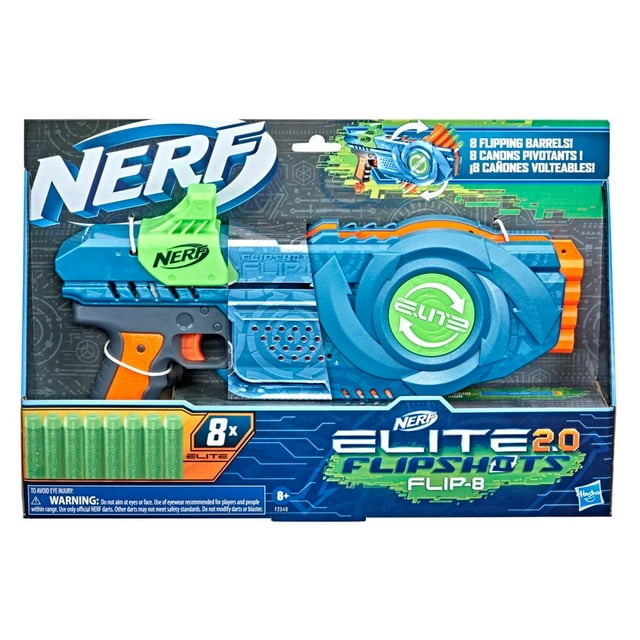 Lanzador Hasbro Nerf Elite 2.0 Flip 8 Dardos