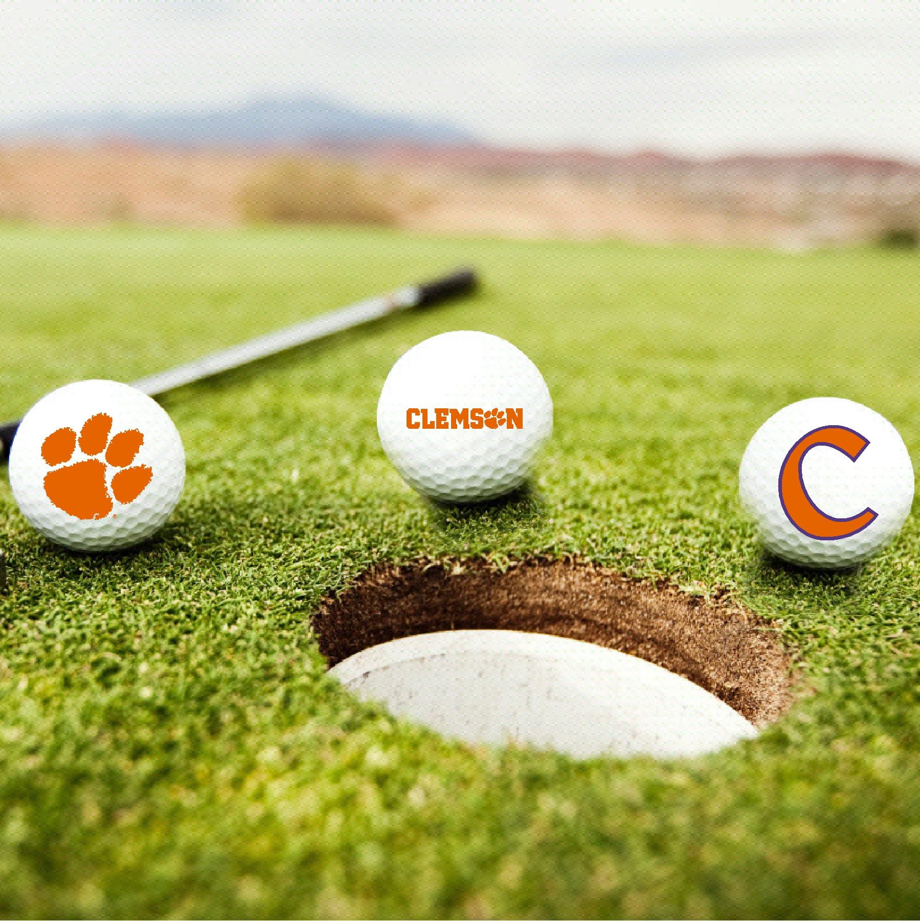 Clemson University Tigers Edition Taylormade Distance+ Golf Balls 12-Pack (Dozen)