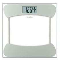 Taylor Digital Clear Glass Stainless Steel Scale with 400 lb Capacity