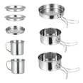 thumbnail image 4 of Weiweiguan 1 Set Portable Cooking Kit Camping Cooking Pot Camping Pot Kit Picnic Cooker for Outdoor, 4 of 7