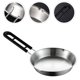 thumbnail image 3 of BRIGHTFUFU Sartén de acero inoxidable Sartén antiadherente Sartén de acero inoxidable Sartén de cocina, 3 of 8
