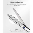 thumbnail image 2 of Hair Thinning Scissors  Professional Barber’s Texturizing Teeth Shears for Hairdressing, Salon and Home Use Thinning Shears for Hair Cutting, Made of Japanese Stainless Steel, 6.5 inch, 2 of 5