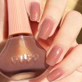 thumbnail image 2 of Esmalte de uñas de secado rápido para mujer, esmalte de uñas rojo púrpura con purpurina, translúcido, brillante, de larga duración, sin horno, de secado rápido, no pelable, 12 ml, 2 of 3