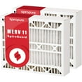 thumbnail image 1 of SpiroPure Filtres de Rechange 20x25x5 MERV 11 FS2025 / M8-1056 / MU2025 (Lot de 2), Blanc, 1 of 4
