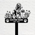 thumbnail image 5 of Handmadetneonsign Plott Hound Dog Memorial Metal With Stake, Dog Stake Metal Name Sign Stake, Garden Metal Stake Decor 58968, 5 of 5