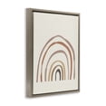 thumbnail image 4 of Stupell Industries Quirky Neutral Rainbow Abstract Painting Brown Floater Framed Canvas Art Print Wall Art, 25 x 31, 4 of 10