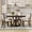 Black, variant on Mintazer 5 Piece Extendable Round Dining Table Set, Retro Expandable Dining Set with Round Table & 4 Tufted Upholstered Chairs for Living Room Dining Room, Natural