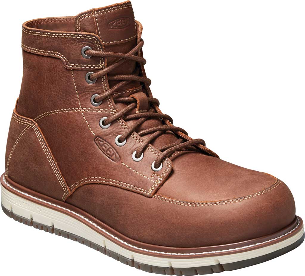 Men's KEEN Utility San Jose 6" Aluminum Toe Work Boot Gingerbread/Gum