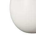 thumbnail image 4 of DecMode 11" Scroll White Ceramic Vase with Handles, 4 of 9