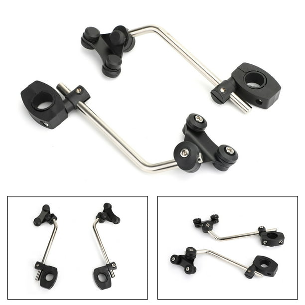 Soporte universal para parabrisas Abrazadera de montaje en parabrisas para manillar estándar de 7/8 "y 22 mm