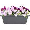 thumbnail image 2 of HC AKRROP28000A42 28 in. Rectangular Romana Deck Planter, Grey, 2 of 3