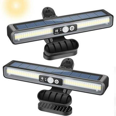 Solar Motion Sensor Light under $5! Yannianjz Solar Motion Sensor Light, Outdoor LED Clip-On Lamp for Patio, Garden, and Camping, Weatherproof Security Light with Adjustable Angle and 3 Modes