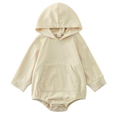 

Onesie Baby Jumpsuit Baby Baby Unisex Autumn Long Sleeve Hooded Romper Bodysuit Clothes Kid Child Fashion Baby jumpsuits Baby Bodysuit