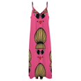 thumbnail image 4 of Robe Sans Manches Rétro pour Fille Ruche Blonde Robe vintage pour Femmes Robe Mignonne, 4 of 4