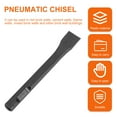 thumbnail image 2 of PAMINGONO Black Steel Chipping Bit for Air Chisel Designed for Cement and Mixed Brick Walls, 2 of 8