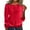Red, variant on Women's Classic Cable Knit Cardigan Sweater Soft, Warm, Button-Down, Long Sleeve, Casual Wear, Red, All Sizes