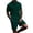 Army Green Set for Men, variant on Men's Suit Set Loose With Pockets Solid Pattern For Daily Wear And Casual Activities Ideal For Outdoor Sports Black S