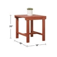 thumbnail image 4 of Malibu Outdoor Patio Wood Side Table, 4 of 4