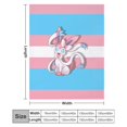 thumbnail image 3 of Pokemon Eevee Sylveon Throw Blanket Cute Flannel for Boys Girls Men Women, 3 of 7