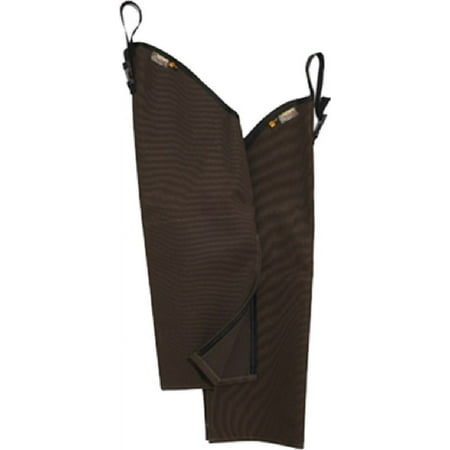 Boyt Harness 9001BRRR Rattlers Chaps 1000D Nylon Brown Regular 26" Adjustable Straps