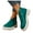 A-Blue, variant on Womens Ankle Boots Platform V Cut Slip on Chelsea Booties Chunky Low Heel Dressy Western Walking Boots