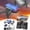 Blue, variant on Foldable Drone with 4K Dual Camera for Beginners, WiFi FPV RC Quadcopter with Altitude Hold, Carrying Case, Long Flight Time, Easy to Carry