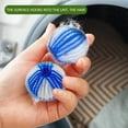 thumbnail image 7 of 6PCS Reusable Laundry Hair Catcher Balls - Anti-Winding Washing Machine Dryer Balls for Clothes, Blue Plastic Hair Remover (3.2x3.2cm) - Lint & Pet Hair Removal Tool, 7 of 7