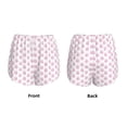 thumbnail image 3 of Hirioo Pink Paw for Women's Double Layer Athletic Shorts High-Performance Gym Shorts with Inner Pocket, Elastic Waistband-Medium, 3 of 7